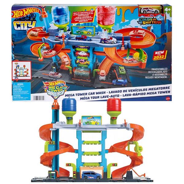 HOT WHEELS CITY ZAKRĘCONA MEGAMYJNIA HDP05 MATTEL