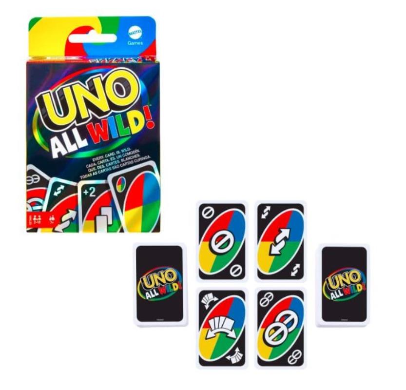 MATTEL UNO ALL WILD DZIKIE KARTY GRA HHL33