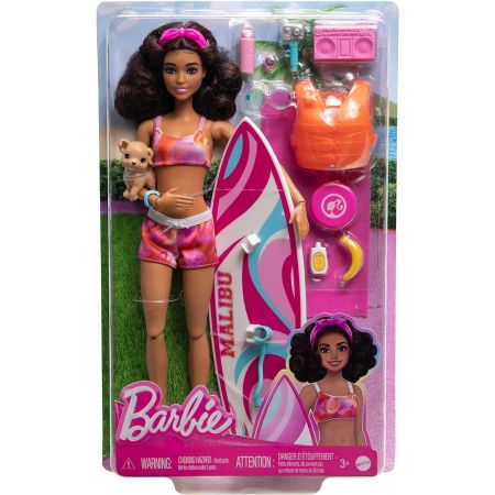 MATTEL BARBIE LALKA SURFERKA HPL69