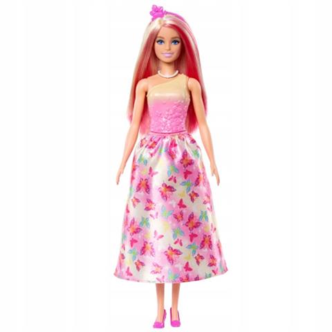 MATTEL BARBIE LALKA KSIĘŻNICZKA RÓŻOWY STRÓJ HRR08