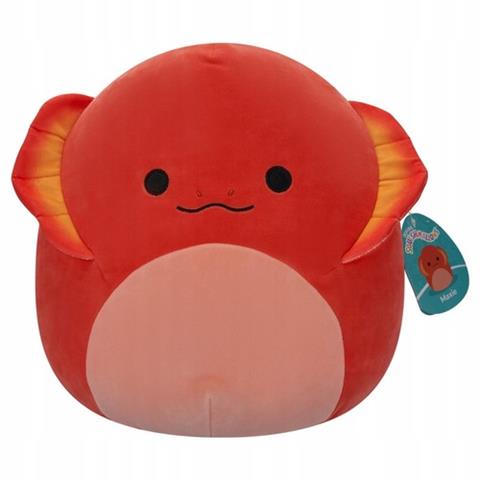SQUISHMALLOWS MASKOTKA PLUSZOWA 30CM CZERWONA JASZCZURKA MAXIE 05415 ORBICO