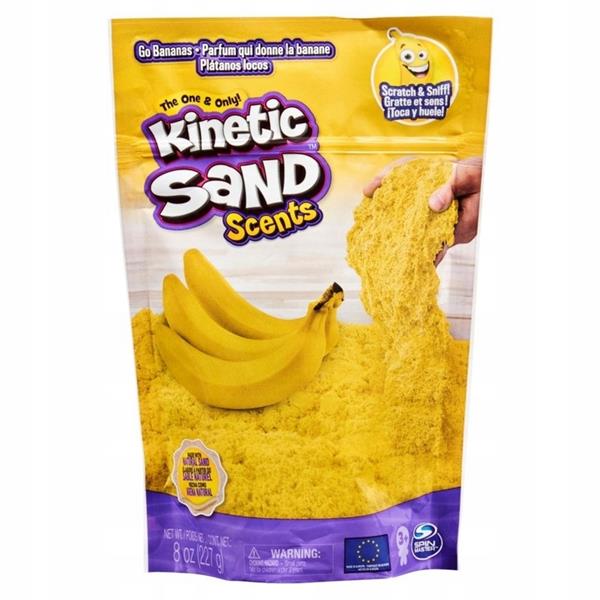 spin master kinetic sand smakowite zapachy bananowy zawrót głowy
