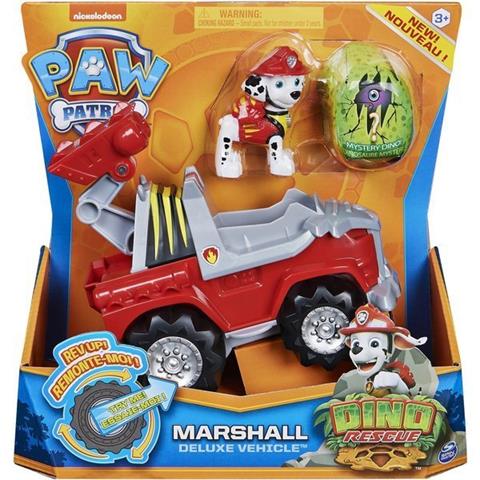 spin master psi patrol dino rescue pojazd z figurką marshall deluxe vehicle