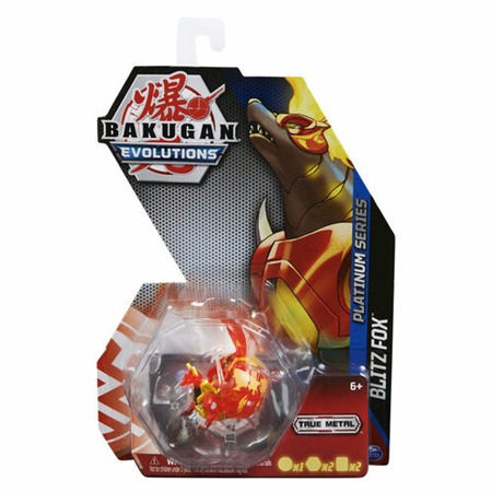 SPIN MASTER BAKUGAN EVOLUTIONS BLITZ FOX CZERWONY KULA DIECAST 20135589