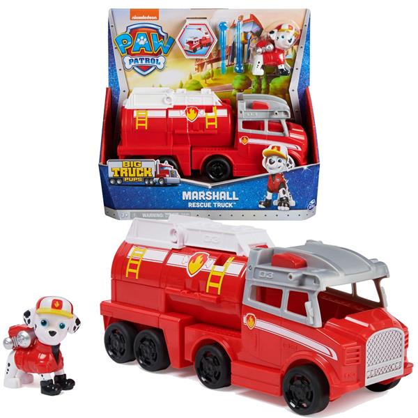 spin master psi patrol big truck pojazd z figurką marshall