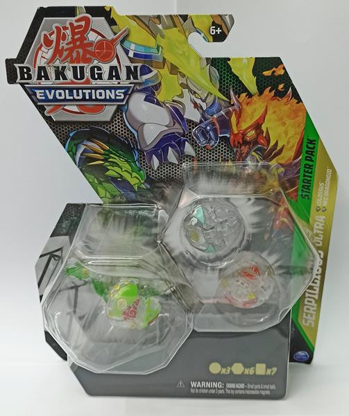 spin master bakugan evolutions serpillious ultra starter pack 20137400