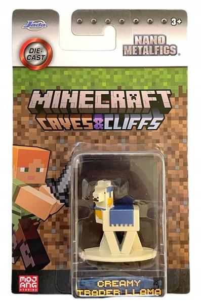 minecraft mini figurka metalowa creamy trader llama jada