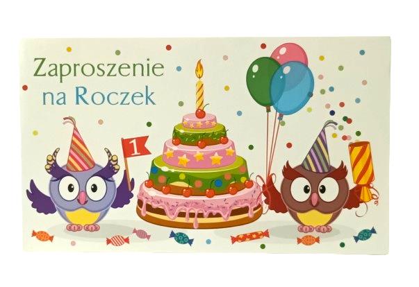 polmak zaproszenie na roczek z_ro_46239 op.10szt