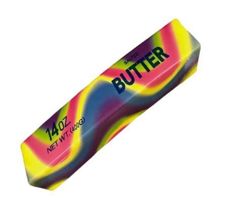 GNIOTEK MASŁO SQUISHY DUŻE TĘCZOWE