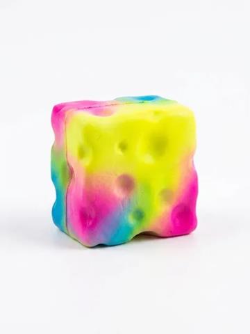 GNIOTEK SER 7CM SQUISHY TĘCZOWY