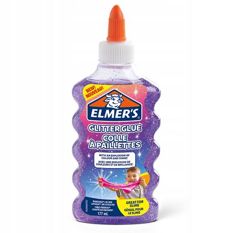 elmers klej z brokatem 177ml fioletowy   newell