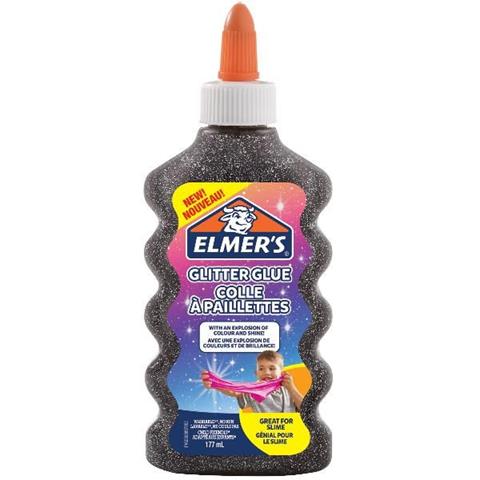 ELMERS KLEJ Z BROKATEM 177ML CZARNY     NEWELL