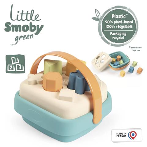 smoby little green sorter w koszyku 140604