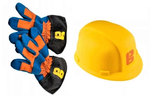 SMOBY BOB BUDOWNICZY KASK I RĘKAWICE BRANDED