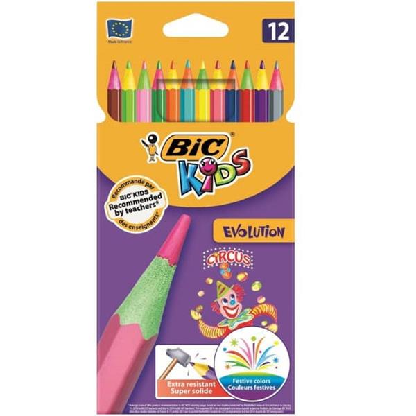 bic-kredki evolution circus valet 12kolorów /12/