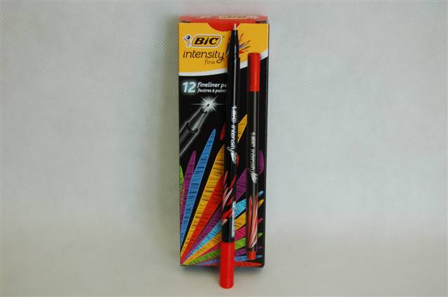 bic-cienkopis intensity czerwony /12/