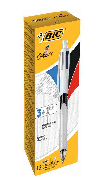 bic długopis 3kol.+ ołówek aut.0.7mm colours /12/