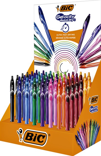 bic-długopis gel-ocity quick dry 0,7mm  mix kol/48/