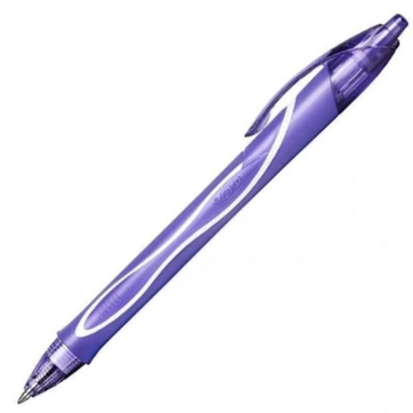 bic-długopis gel-ocity quick dry 0,7mm  fioletowy jasny