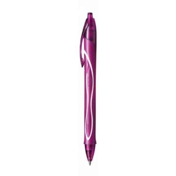bic długopis gel-ocity quick dry 0,7mm  różowy ciemny