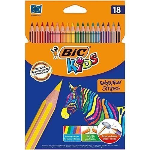 bic-kredki conte evolution stripes 18kol/12/