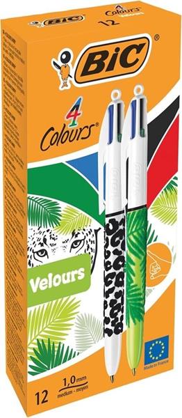 bic-długopis 4kol.colours velours 1.0mm /12/