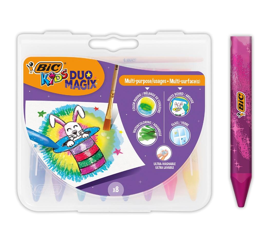 bic-kredki kids 8kol. duo magix /10/