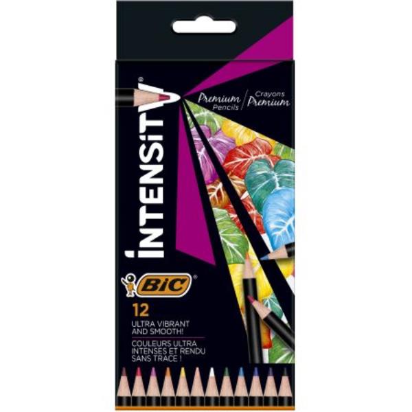 bic-kredki intensity wood 12 kolory /12/