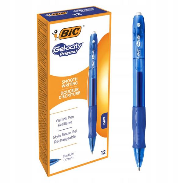bic długopis gel-ocity 0,7mm niebieski /12/