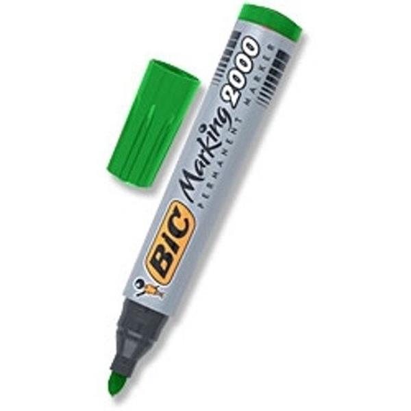 bic-marker permanentny okrągły zielony  /12/