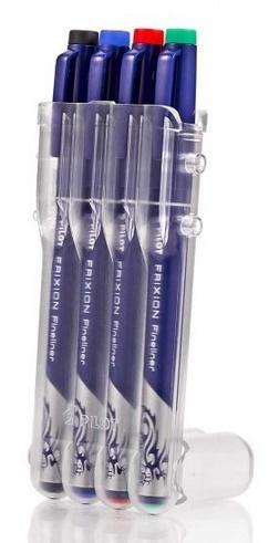 pilot-frixion cienkopis fineliner kpl.4-kol. wpc