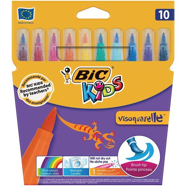 bic-flamastry kids visaquarelle 10 kolorów