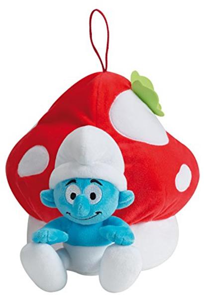 smurfs z domkiem pluszowy 24cm