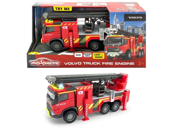 majorette straż pożarna volvo truck 19cm światło dźwięk simba