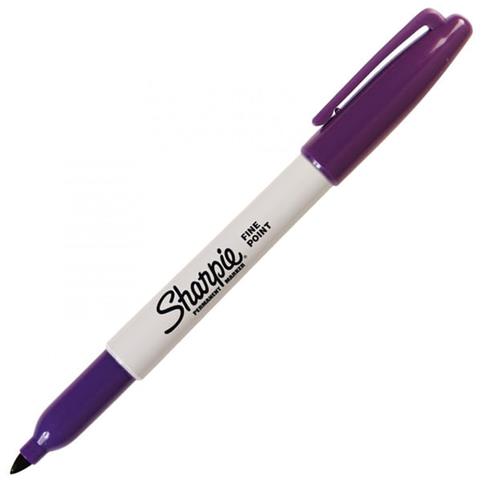 sharpie marker permanentny fioletowy    okrągły newell /12/