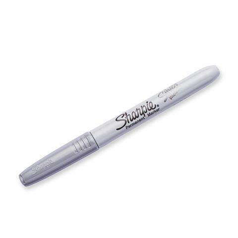 sharpie marker permanentne metaliczny   srebrny newell /12/