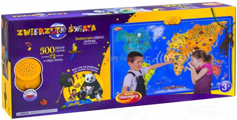 dumel discovery inetraktywna mapa światazwierzęta dg 60846