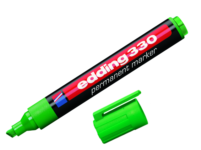 edding marker 300 permanentny zielony   ścięty /10/