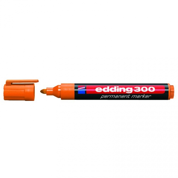 edding marker 300 permanentny pomarańczowy /10