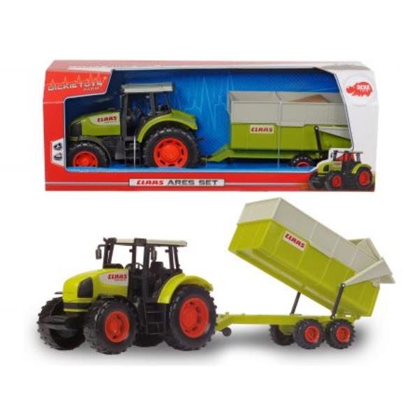 DICKIE TRAKTOR CLASS ARES Z PRZYCZEPĄ 373 9000
