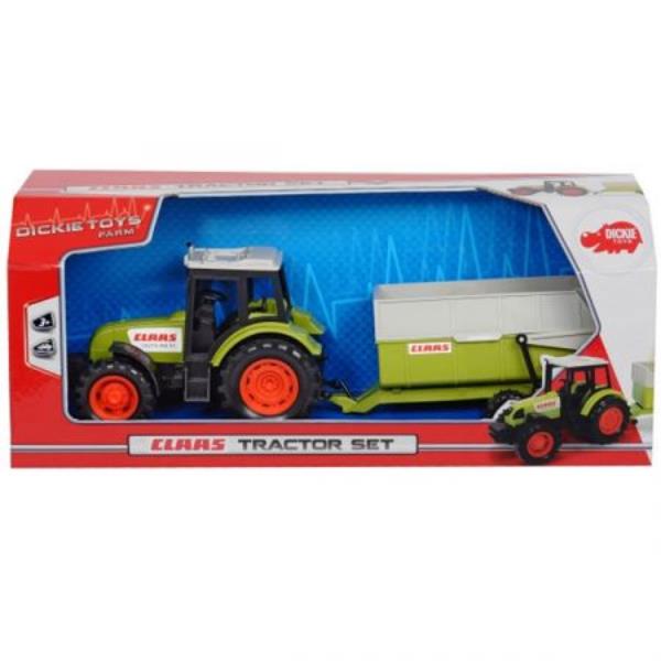 DICKIE TRAKTOR CLAAS Z PRZYCZEPĄ 373-6004