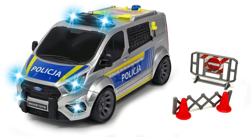 DICKIE SOS FORD TRANSIT POLICJA 28CM 5013026