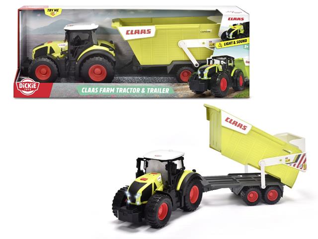 DICKIE FENDT TRAKTOR Z PRZYCZEPĄ 64CM 373-9004
