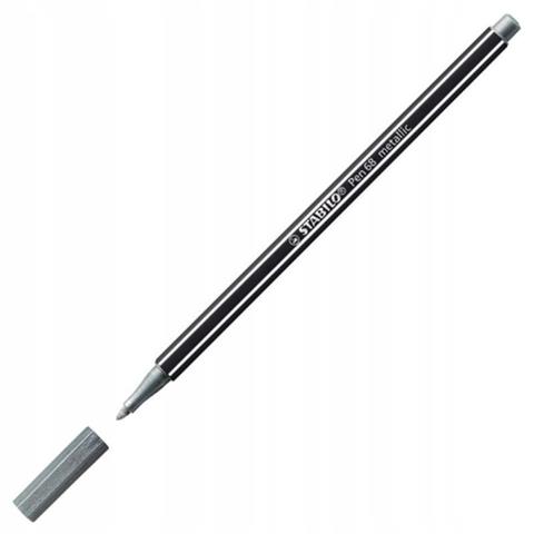STABILO PISAK PEN 68/805 SREBRNY METALICZNY.