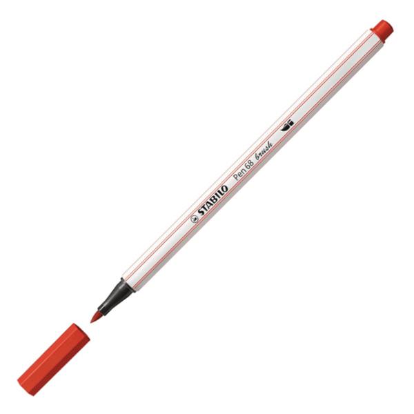 stabilo pen brush flamaster 68 czerwony 568/48 /10/