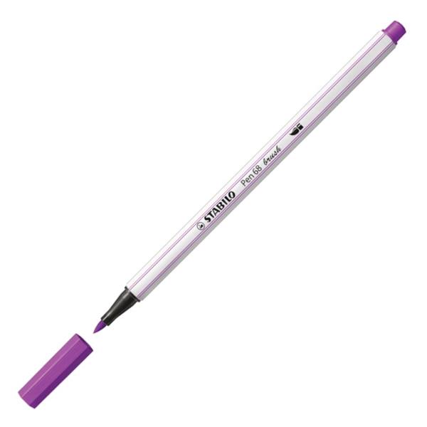 stabilo pen brush flamaster 68 liliowy 568/28 /10/