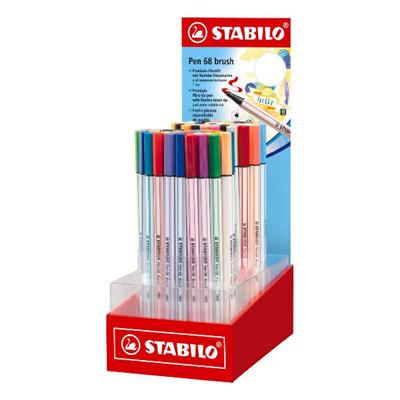 stabilo cienkopisy pen brush 80 display op.80szt 568/80-02