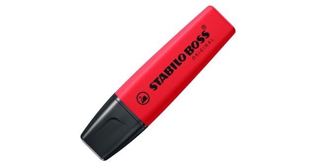 STABILO ZAKREŚLACZ BOSS 70/48 REALRED