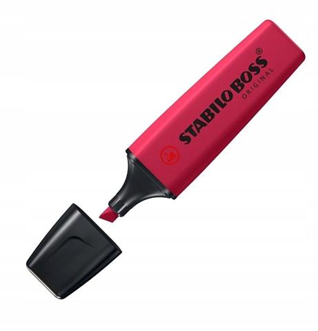 STABILO ZAKREŚLACZ BOSS 70/250 NATURE COLORS WILDFLOWERS EDITION BURGUNDY,