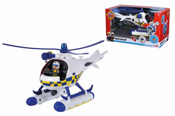 STRAŻAK SAM HELIKOPTER POLICYJNY Z FIGURKĄ SIMBA